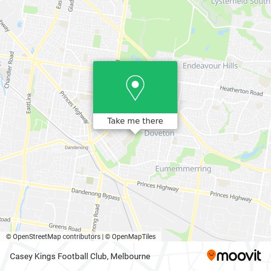 Casey Kings Football Club map