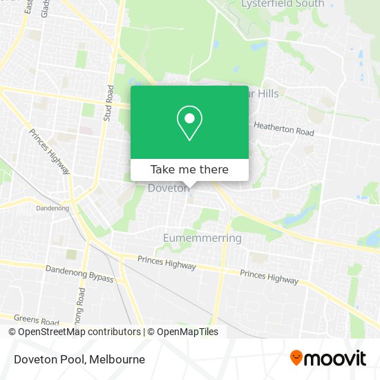 Doveton Pool map