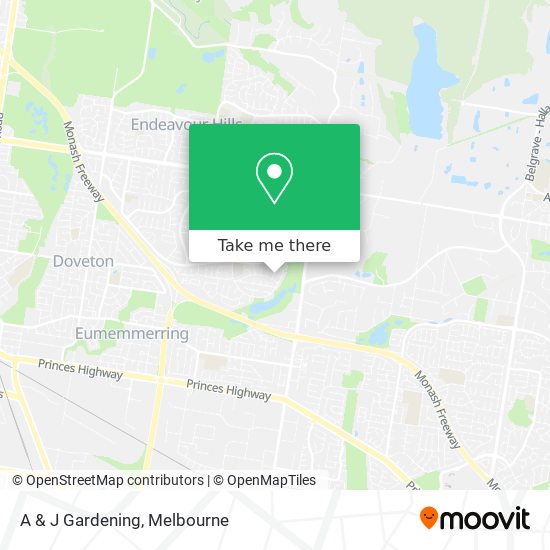 A & J Gardening map