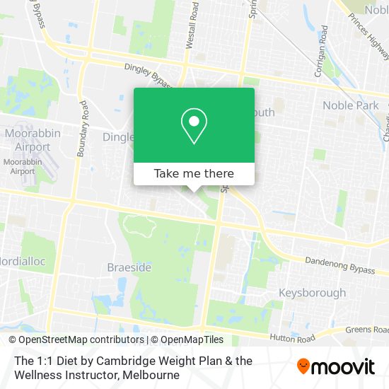 The 1:1 Diet by Cambridge Weight Plan & the Wellness Instructor map