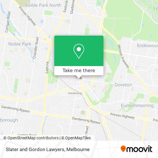 Slater and Gordon Lawyers map
