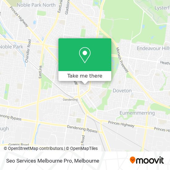 Seo Services Melbourne Pro map
