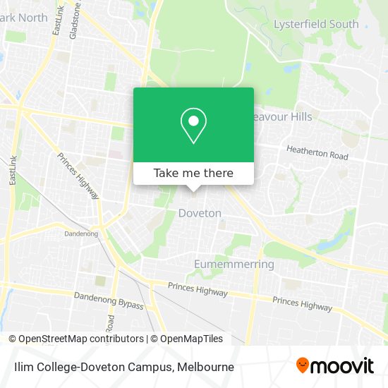 Ilim College-Doveton Campus map
