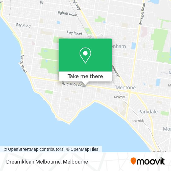 Dreamklean Melbourne map