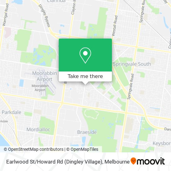 Earlwood St / Howard Rd (Dingley Village) map