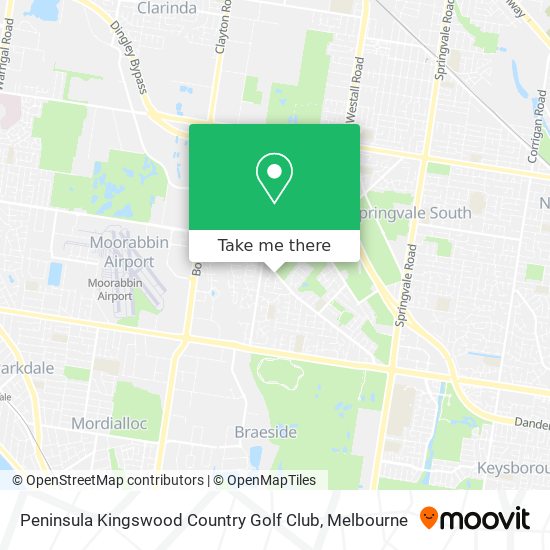 Mapa Peninsula Kingswood Country Golf Club