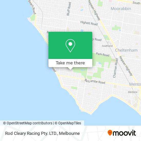 Rod Cleary Racing Pty. LTD. map