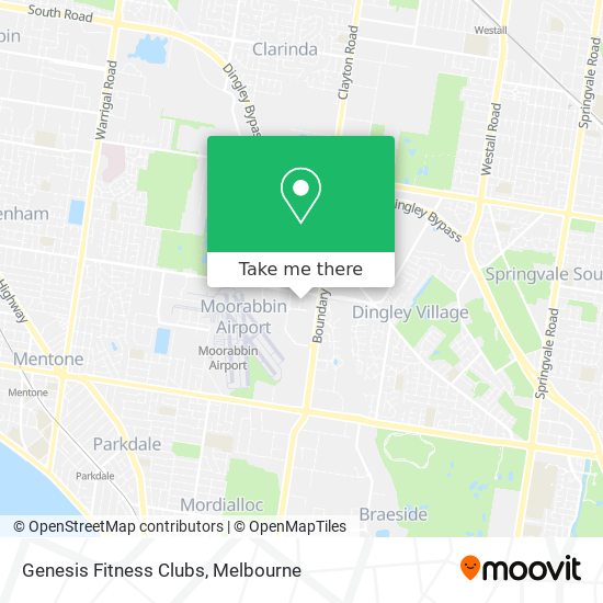Genesis Fitness Clubs map