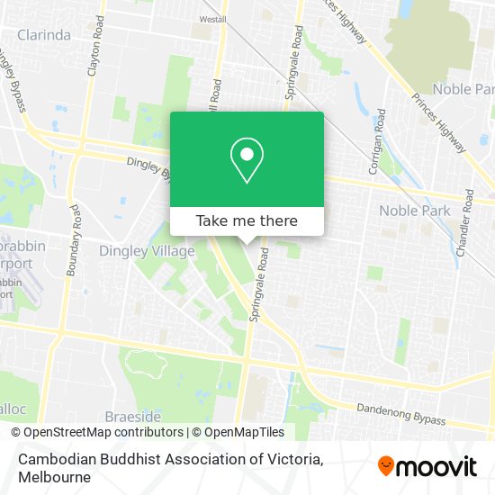 Mapa Cambodian Buddhist Association of Victoria