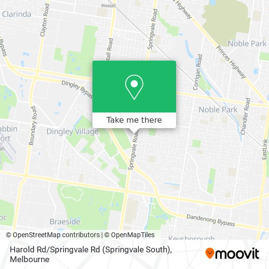 Mapa Harold Rd / Springvale Rd (Springvale South)