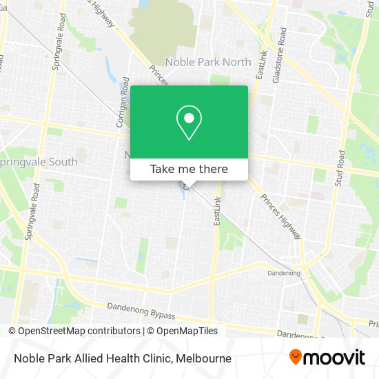 Noble Park Allied Health Clinic map