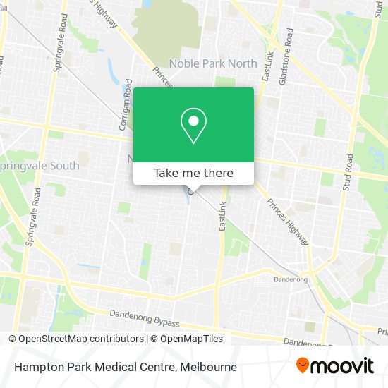 Mapa Hampton Park Medical Centre