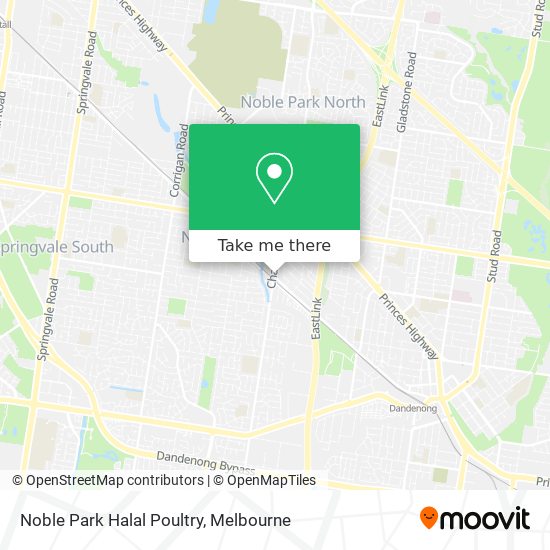 Noble Park Halal Poultry map