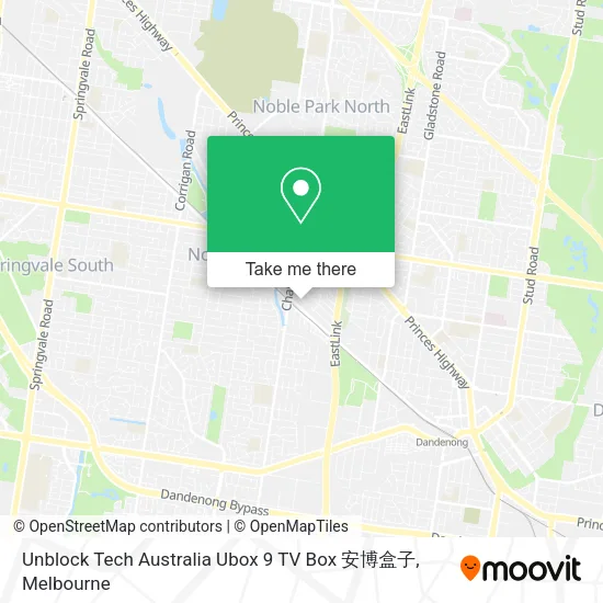 Unblock Tech Australia Ubox 9 TV Box 安博盒子 map