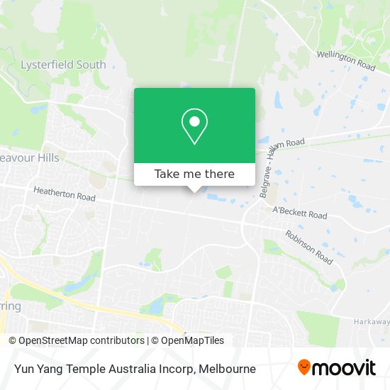 Yun Yang Temple Australia Incorp map