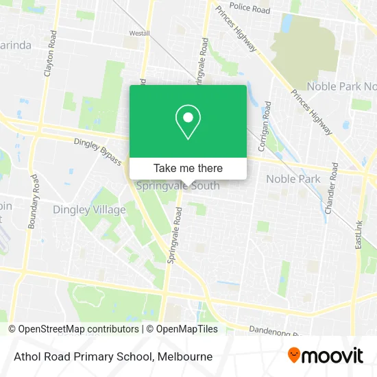 Athol Road Primary School map