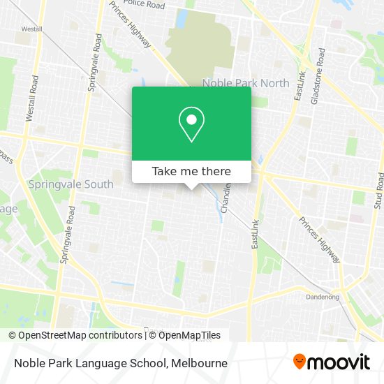 Noble Park Language School map