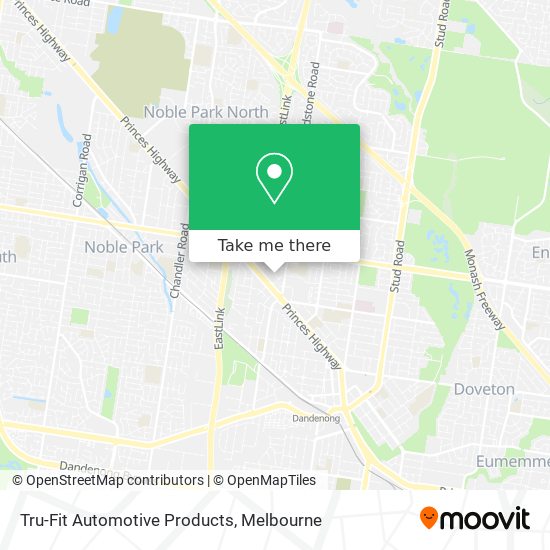 Tru-Fit Automotive Products map