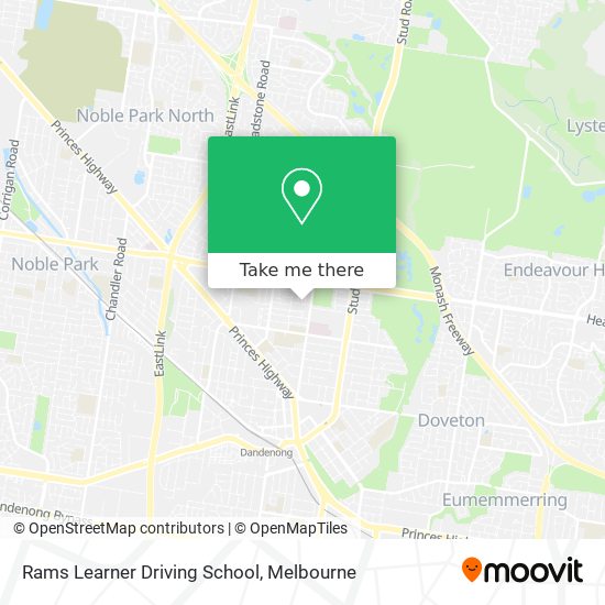 Rams Learner Driving School map