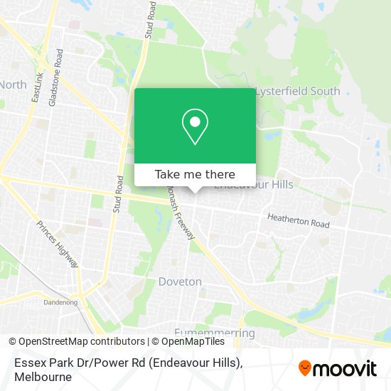 Essex Park Dr / Power Rd (Endeavour Hills) map