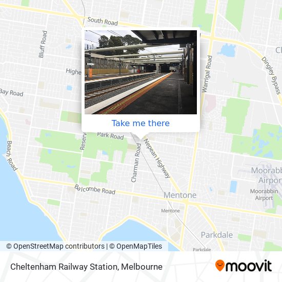 Cheltenham Railway Station map