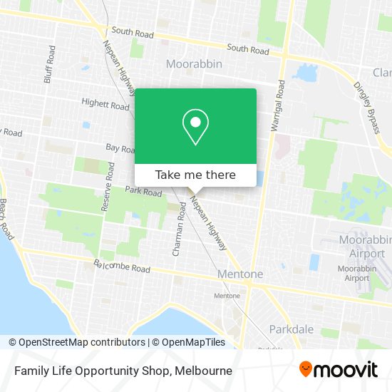 Family Life Opportunity Shop map