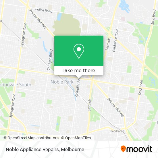 Mapa Noble Appliance Repairs