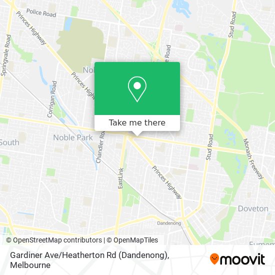 Gardiner Ave / Heatherton Rd (Dandenong) map