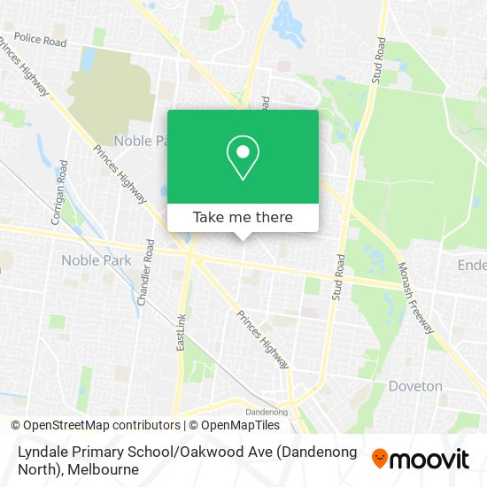 Lyndale Primary School / Oakwood Ave (Dandenong North) map