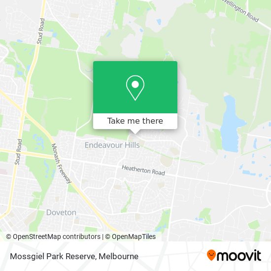 Mossgiel Park Reserve map