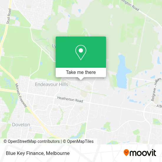 Mapa Blue Key Finance