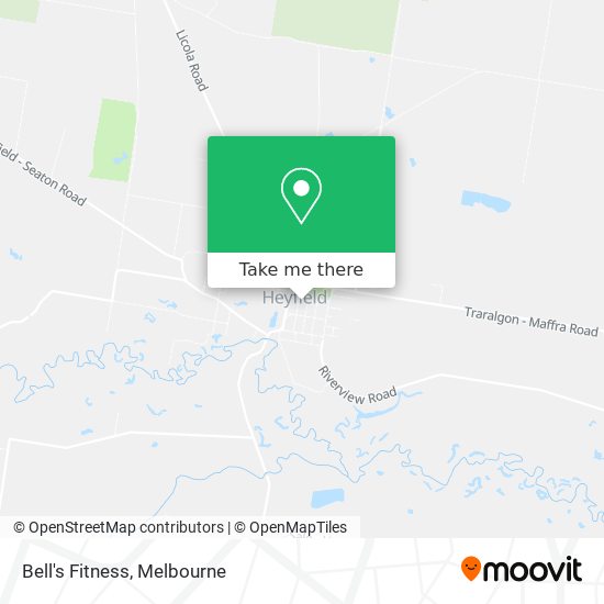 Bell's Fitness map