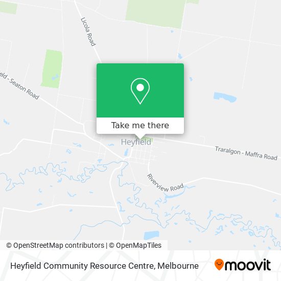 Heyfield Community Resource Centre map