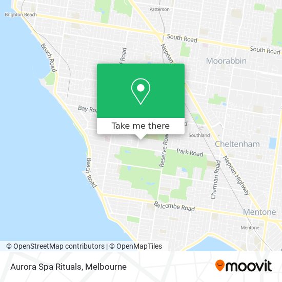 Aurora Spa Rituals map