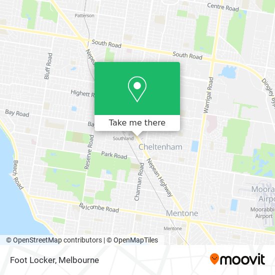 Foot Locker map