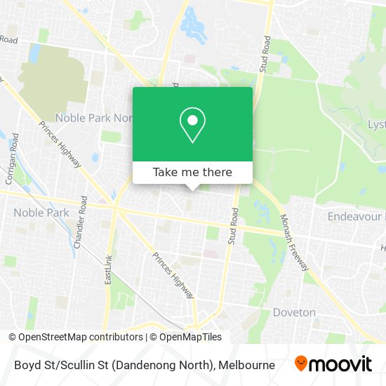 Boyd St / Scullin St (Dandenong North) map