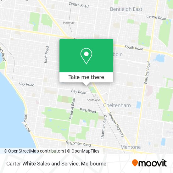 Carter White Sales and Service map