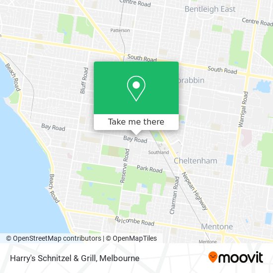 Mapa Harry's Schnitzel & Grill