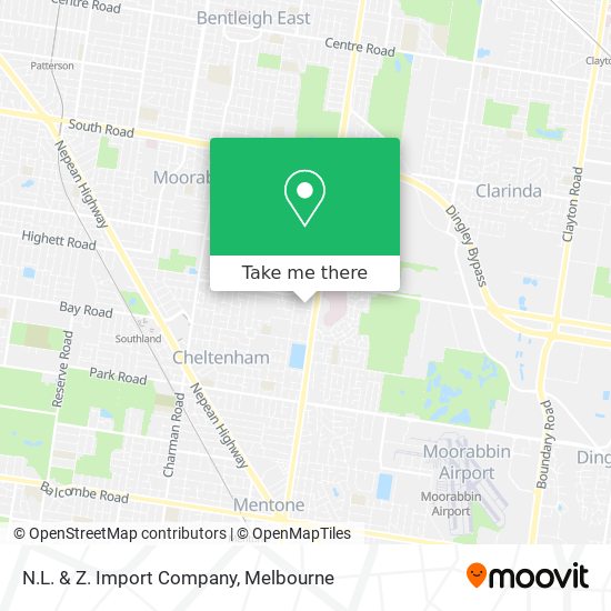 N.L. & Z. Import Company map