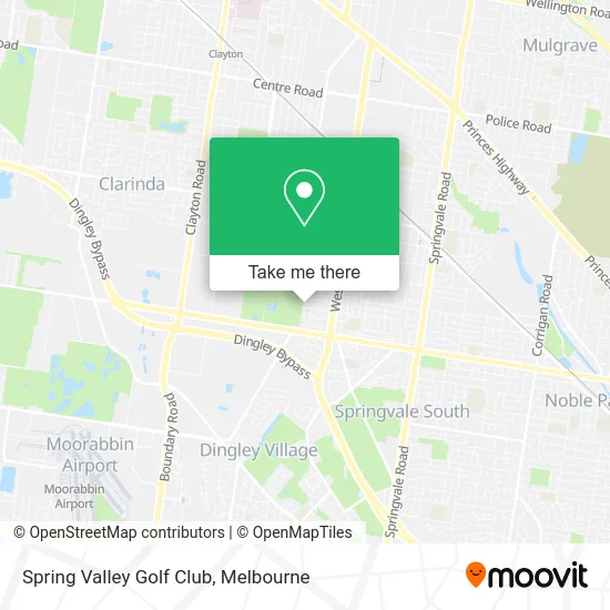 Spring Valley Golf Club map