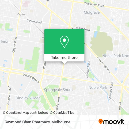 Raymond Chan Pharmacy map