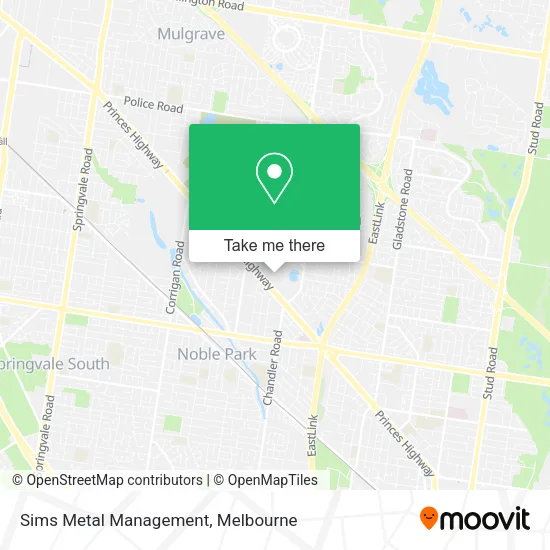 Sims Metal Management map