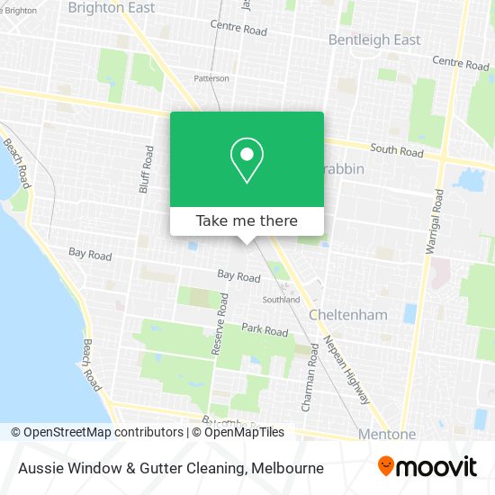 Aussie Window & Gutter Cleaning map