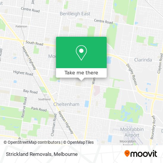 Strickland Removals map