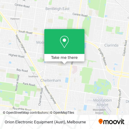 Orion Electronic Equipment (Aust) map