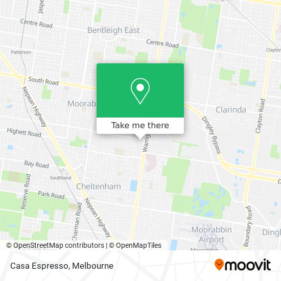 Casa Espresso map
