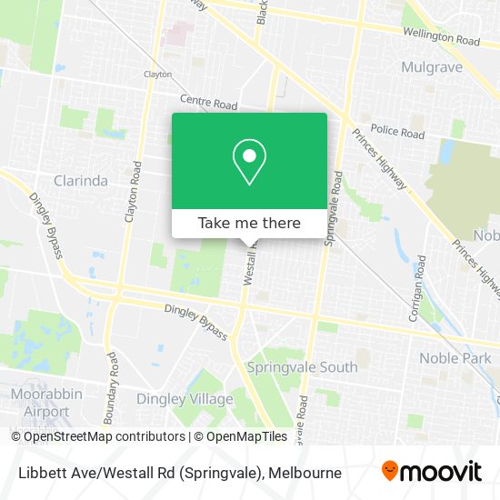 Libbett Ave / Westall Rd (Springvale) map