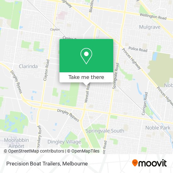 Precision Boat Trailers map