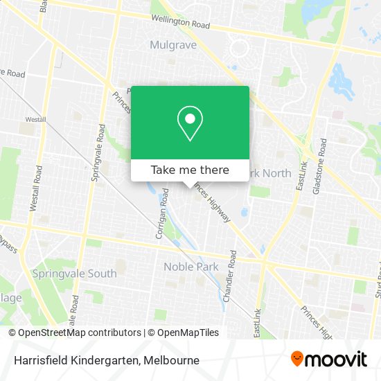 Harrisfield Kindergarten map