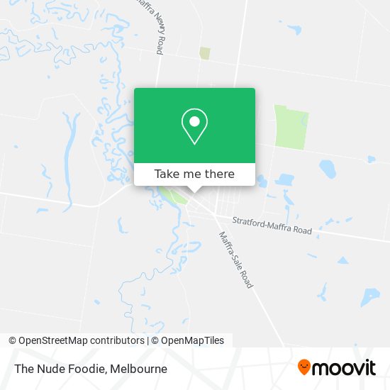 The Nude Foodie map